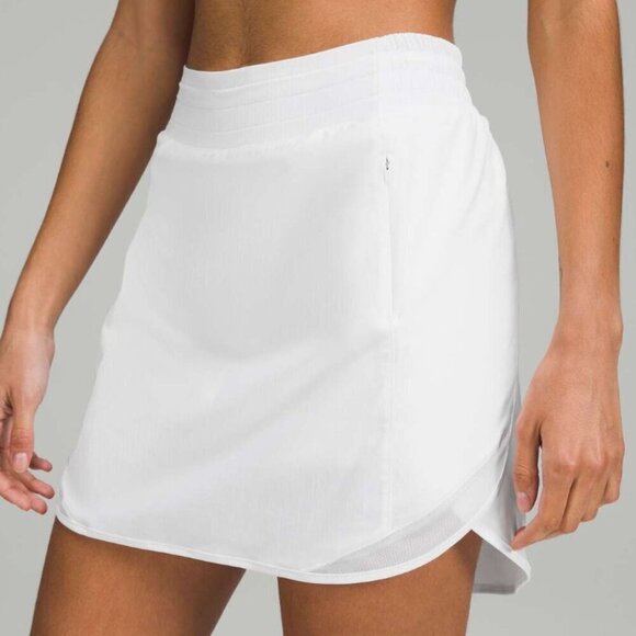 Lululemon Hotty Hot High-Rise Skirt *Long White - Picture 6 of 6
